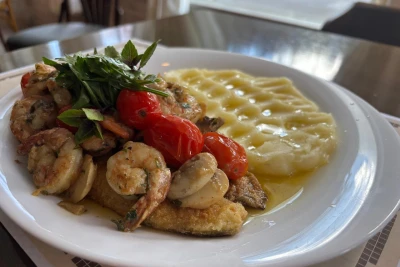 Truta ao Molho de Camarões